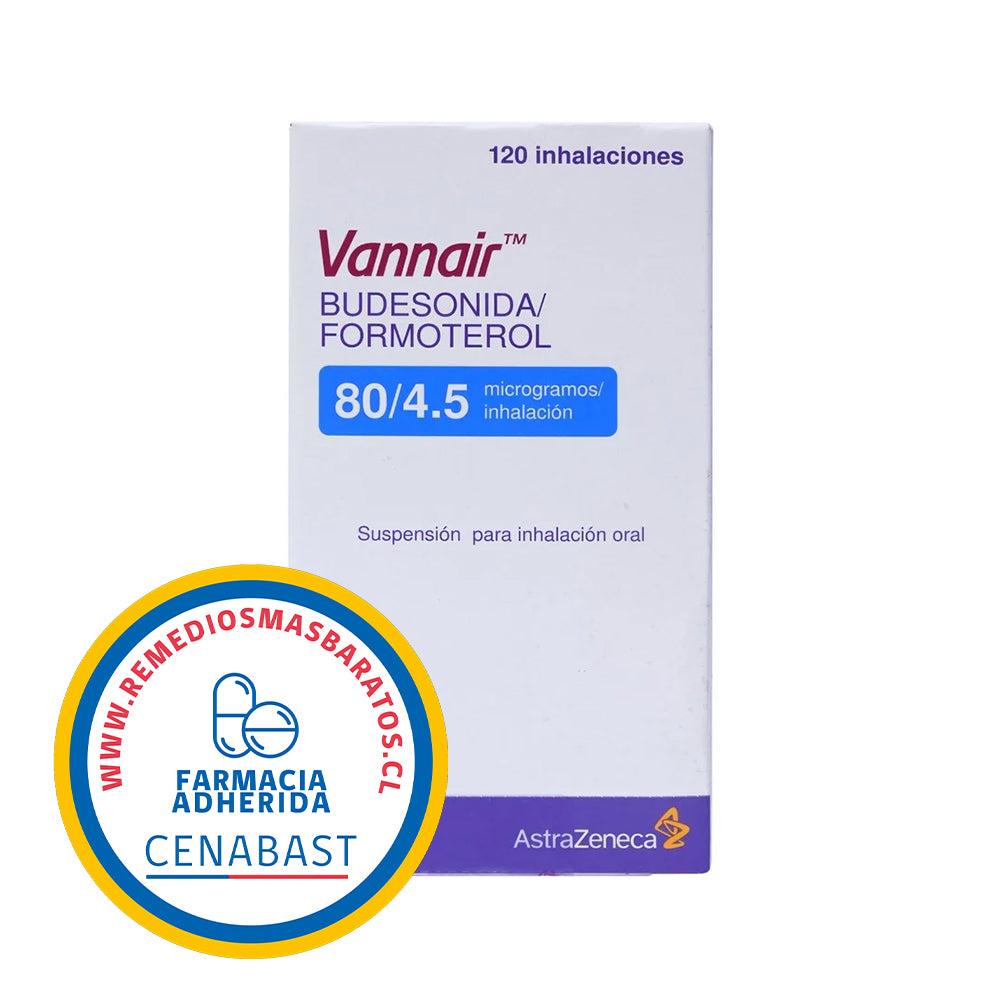 VANNAIR 80/4.5 MCG FRA 120 DOSIS CENABAST