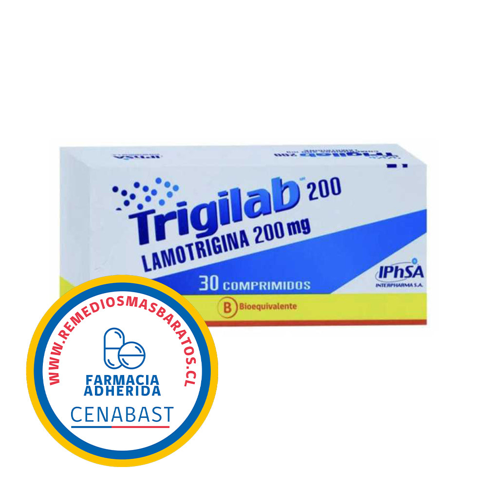 TRIGILAB 200 MG CAJ 30 CM CENABAST