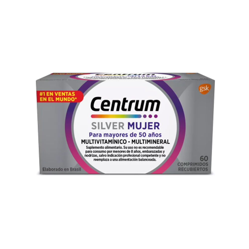 CENTRUM SILVER MUJER CPT 60 BTL CL