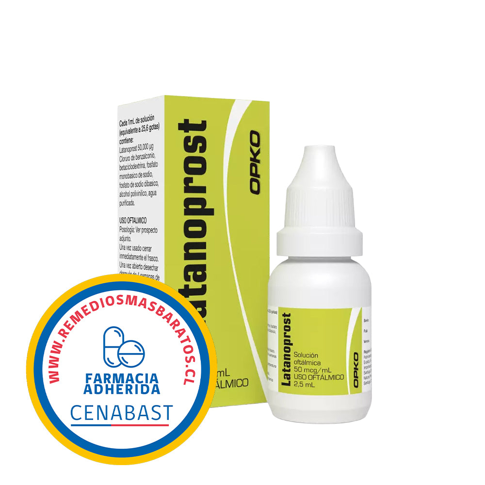 LATANOPROST 50MCG/ML SOL OFT 3ML CENABAST