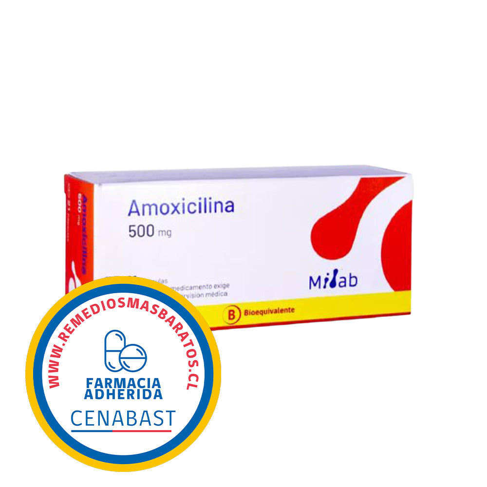 AMOXICILINA 500MG X 21 COMPRIMIDOS CENABAST