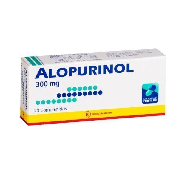 ALOPURINOL COMPRIMIDOS 300 MG X 20 U MINTLAB