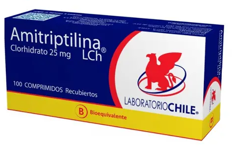 AMITRIPTILINA 25 MG 100 COMPRIMIDOS LCH