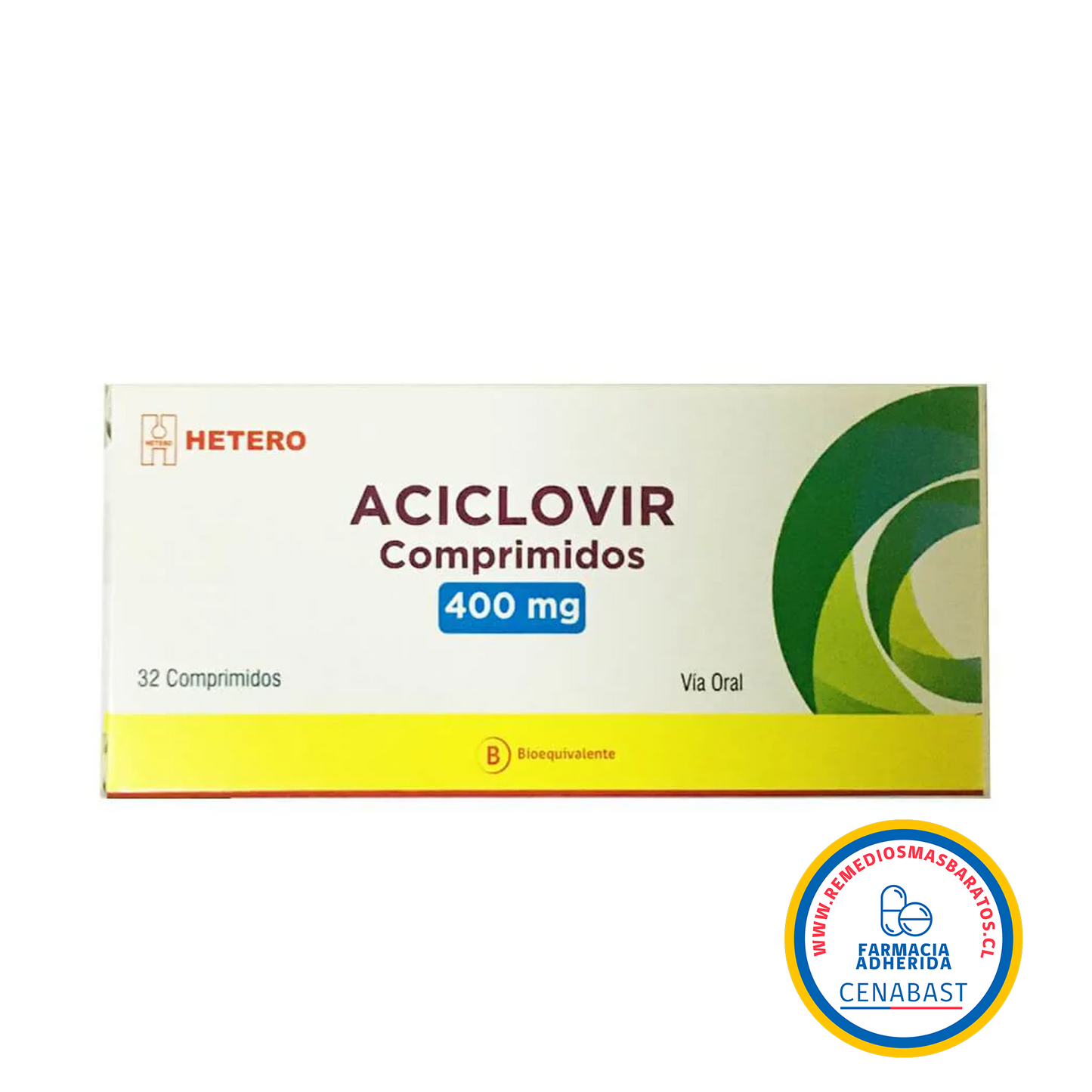 ACICLOVIR 400MG X32 COMPRIMIDOS