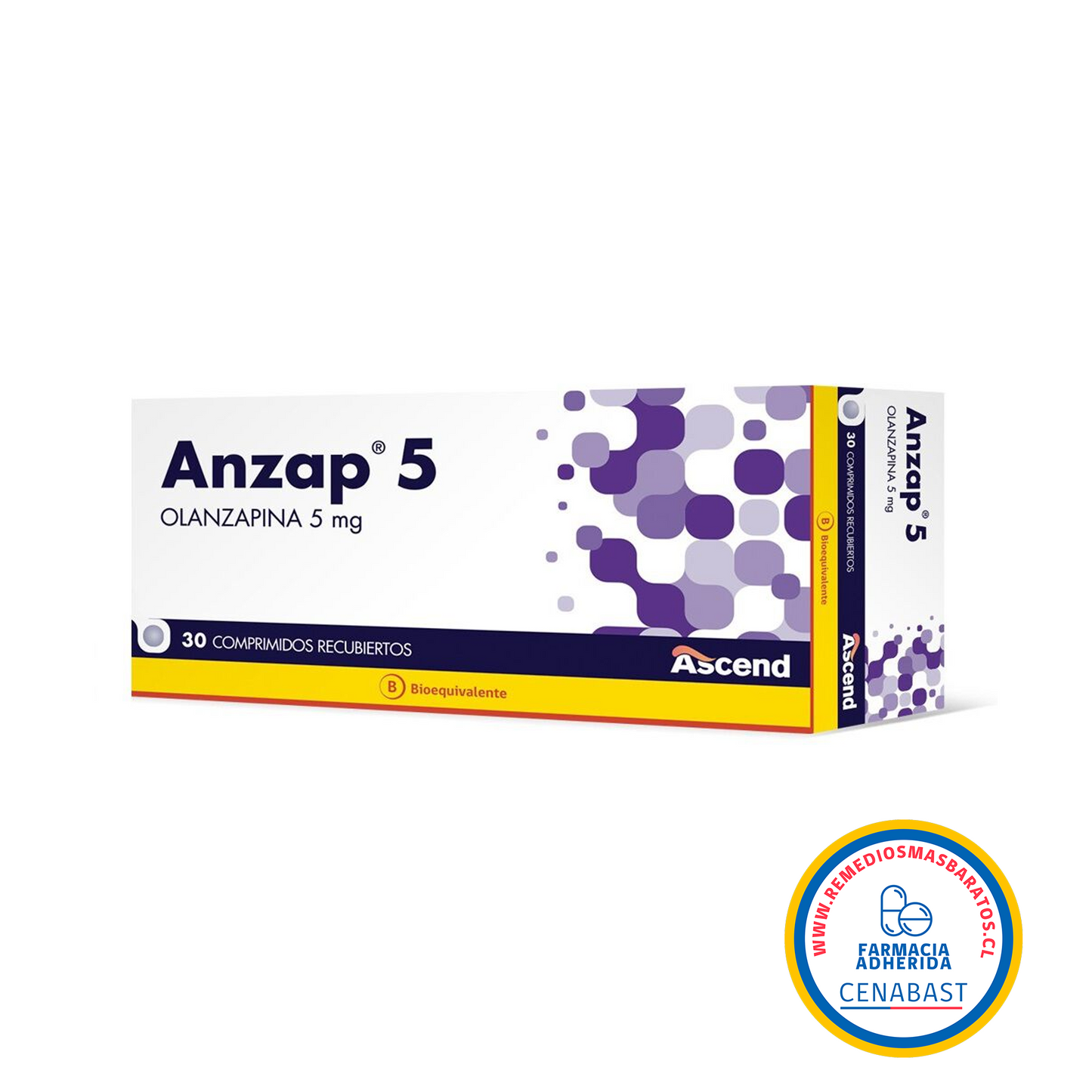 ANZAP 5 MG X 30 COMPRIMIDOS CENABAST