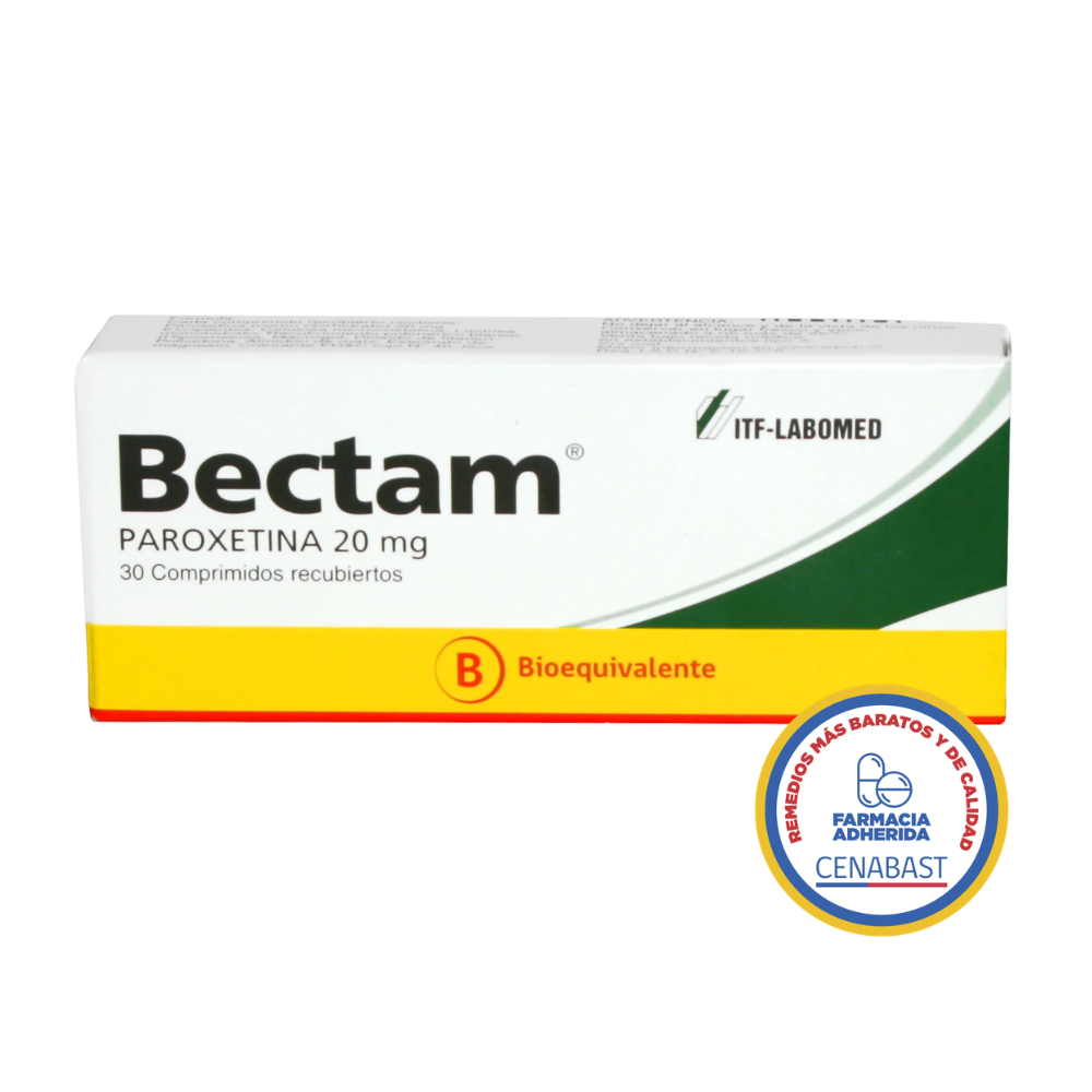 BECTAM COM 20 MG X 30 COMPRIMIDOS CENABAST