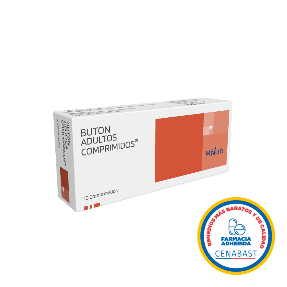 BUTON 10MG X 10 COMPRIMIDOS CENABAST