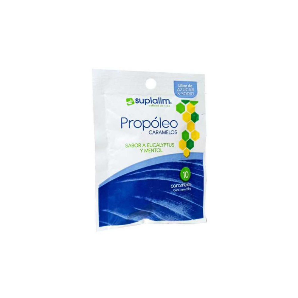 CARAMELOS PROPOLEO EUCALIPTUS SUPLALIM 10 CARAMELOS