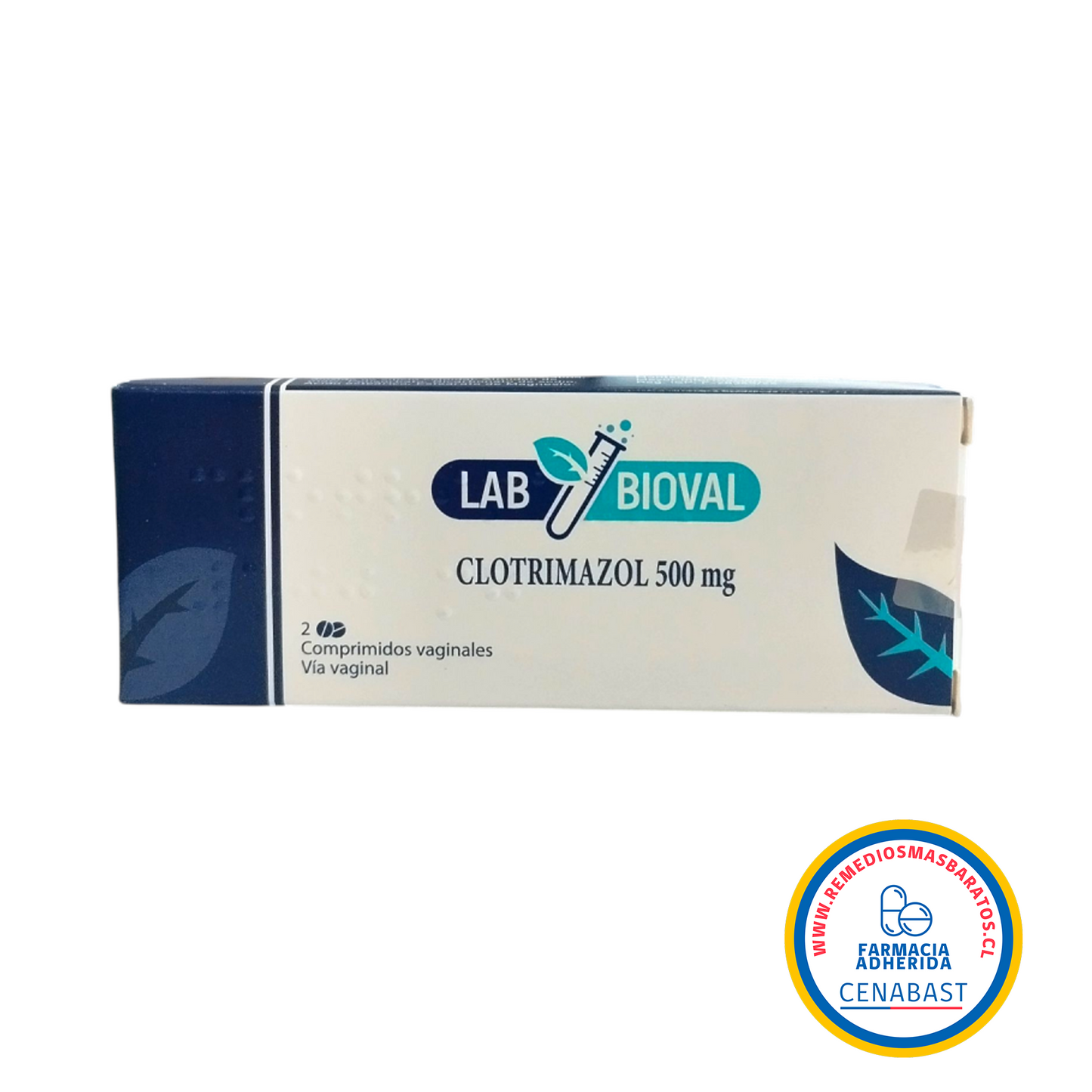 CLOTRIMAZOL 500MG X 2 ÓVULOS VAGINAL