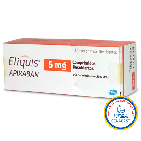 ELIQUIS COMPRIMIDOS 5 MG X 60