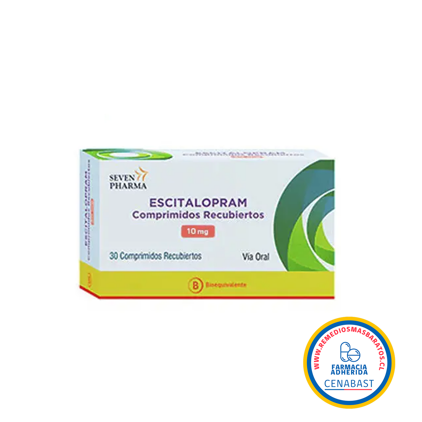 ESCITALOPRAM 10MG X 30 COMPRIMIDOS CENABAST