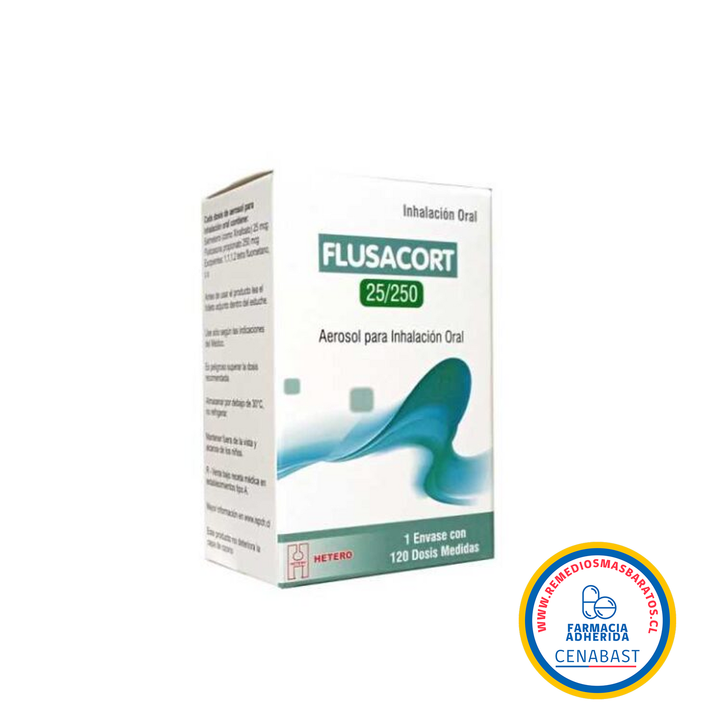 FLUSACORT 25/125 MCG X 120 DOSIS (INHALADOR)
