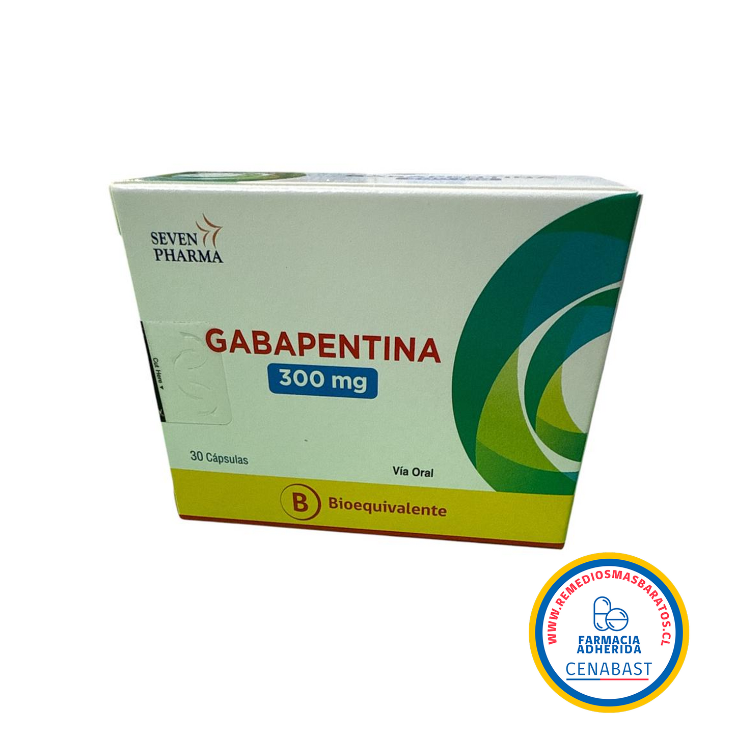 GABAPENTINA 300 MG X 30 COMPRIMIDOS CENABAST