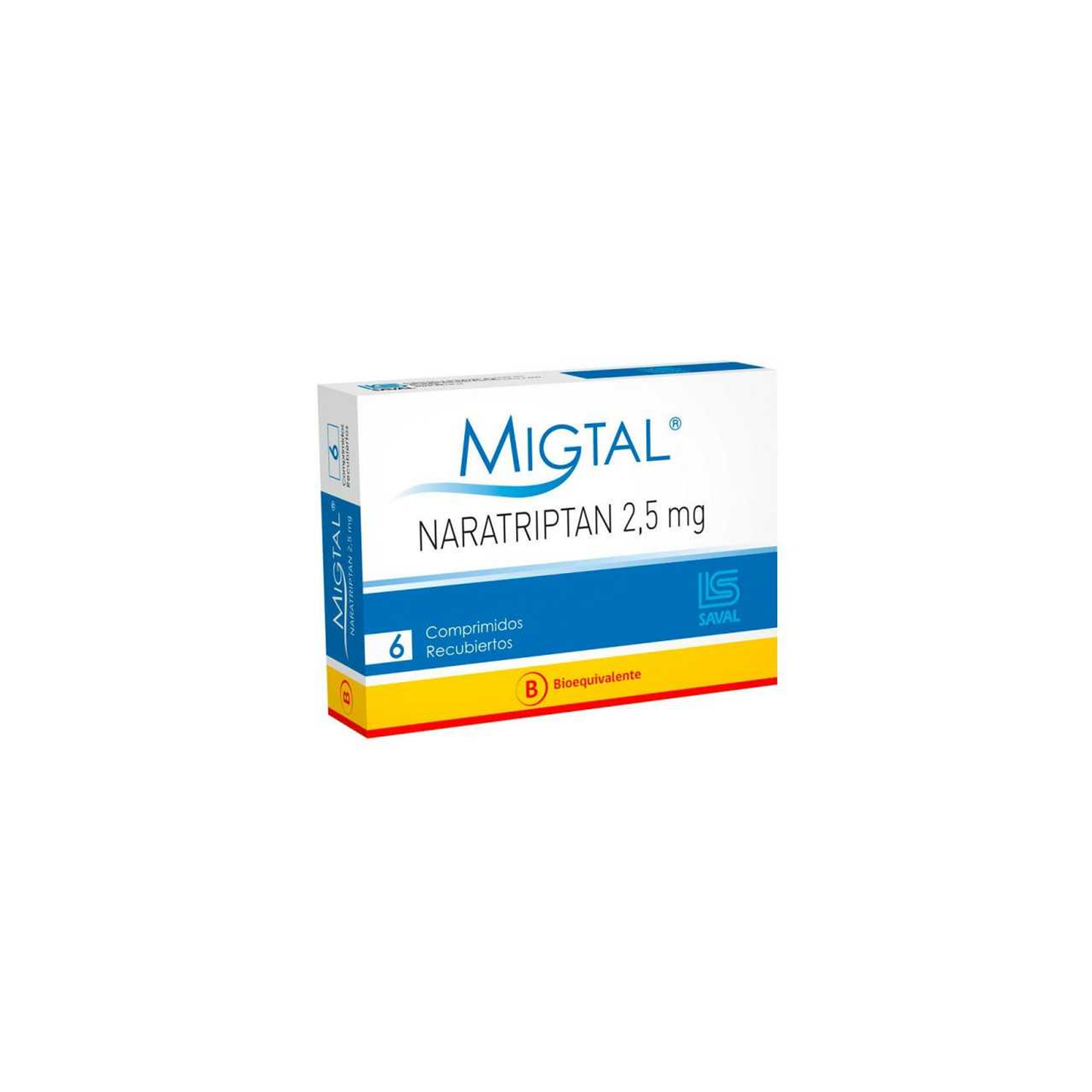 MIGTAL 2.5 MG X 6 COMPRIMIDOS