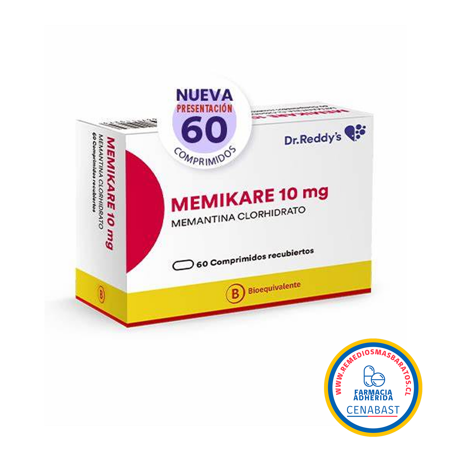 MEMIKARE 10 MG X 60 COMPRIMIDOS CENABAST