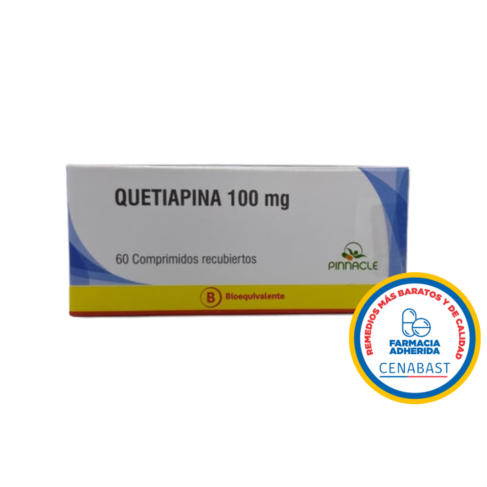QUETIAPINA COMP 100 MG X 30 PNC CENABAST