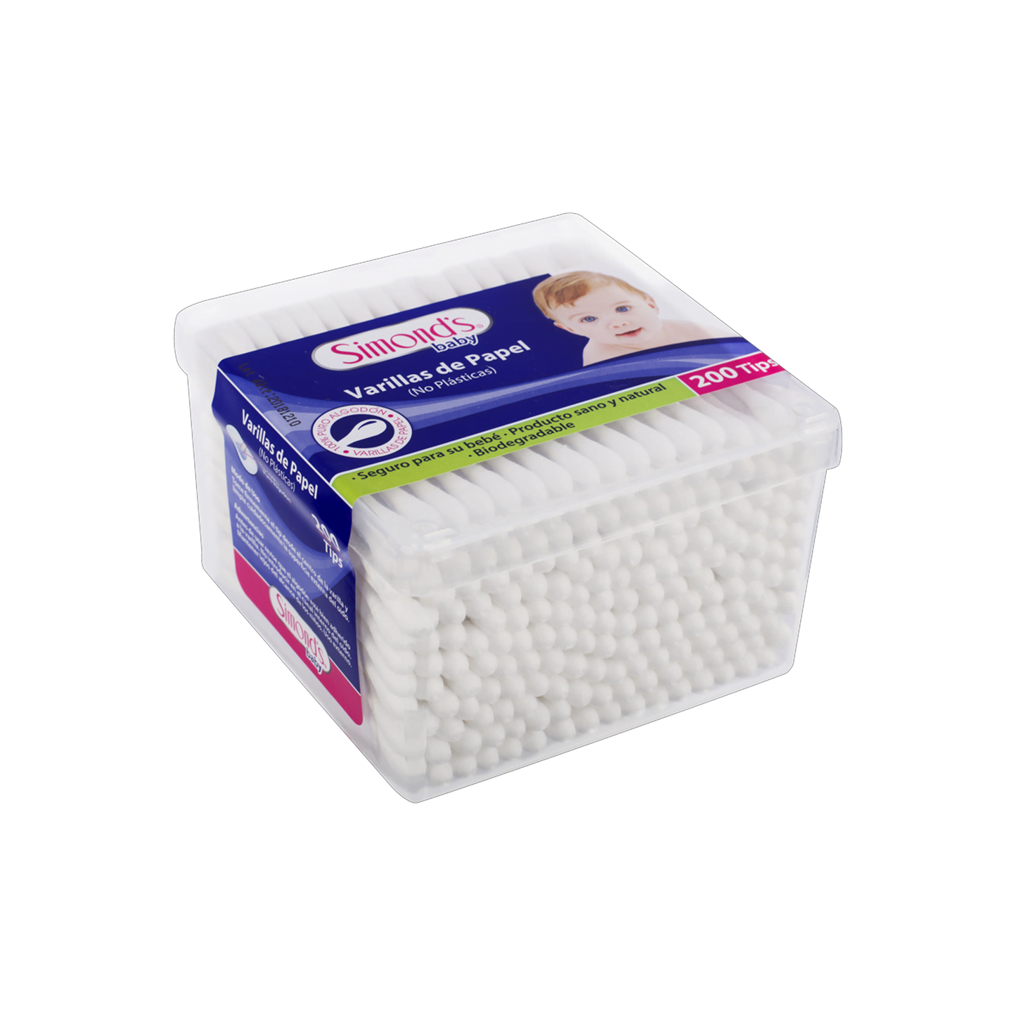 SIMONDS TIPS COTONITOS X 200 U SIMONDS