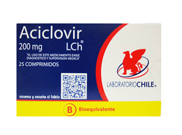 ACICLOVIR 200 MG X 25 COMPRIMIDOS