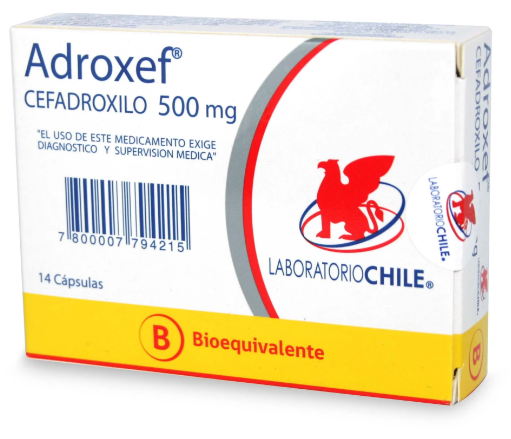 ADROXEF 500 MG X 14 CAPSULAS