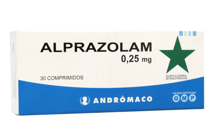 ALPRAZOLAM 30 COMPRIMIDOS 0,25 MG