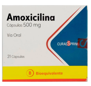 AMOXICILINA 500MG 21CAPSULAS (BE)