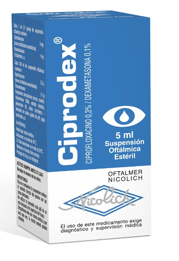CIPRODEX SUSP OFT 5 ML X 1 FRA