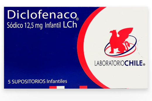 DICLOFENACO INFANTIL SUPOSITORIOS 12,5 MG X 5 SUPOSITORIOS