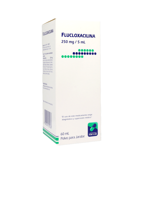 FLUCLOXACILINA POLVO PARA JARABE 250 MG / 5 ML X 60 ML