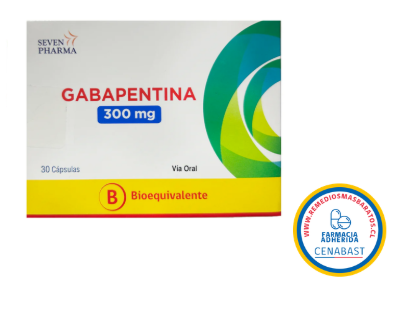 GABAPENTINA 300 MG X 30 COMPRIMIDOS CENABAST