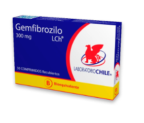 GEMFIBROZILO COMPRIMIDOS 300 MG X 30 U