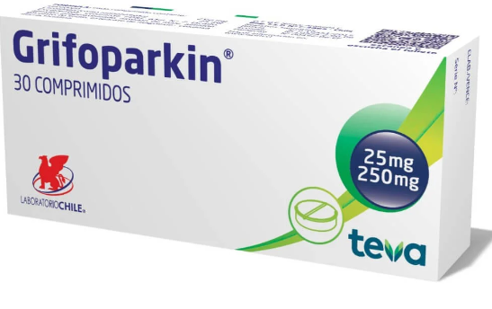 GRIFOPARKIN COMP 250 MG / 25 MG X 30