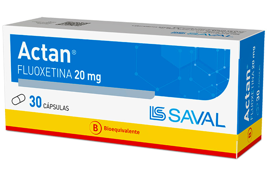 ACTAN CÁPSULAS 20 MG X 30