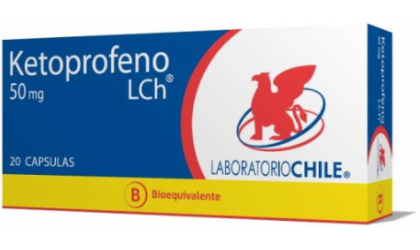 KETOPROFENO CAP 50 MG X 20 U CHILE (BE).