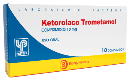 KETOROLACO 10 MG X 10 COMP