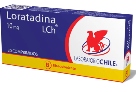 LORATADINA COMPRIMIDOS 10 MG X 30 U CHILE