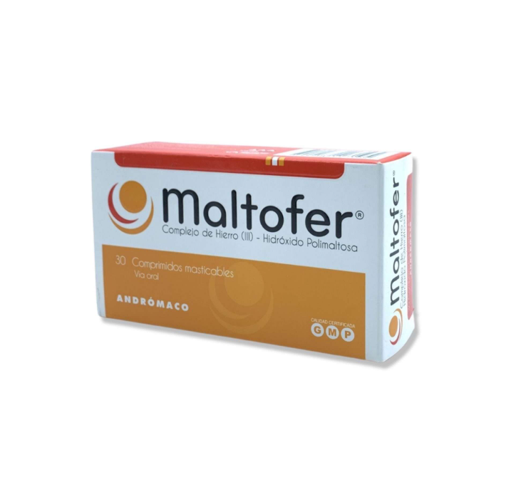 MALTOFER COM MAS 100 MG X 30
