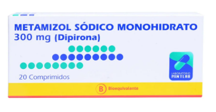 METAMIZOL 300 MG X 20 COMPRIMIDOS