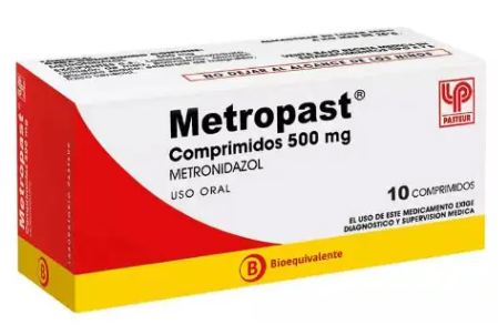 METROPAST COM 500 MG. X 10 (BE)