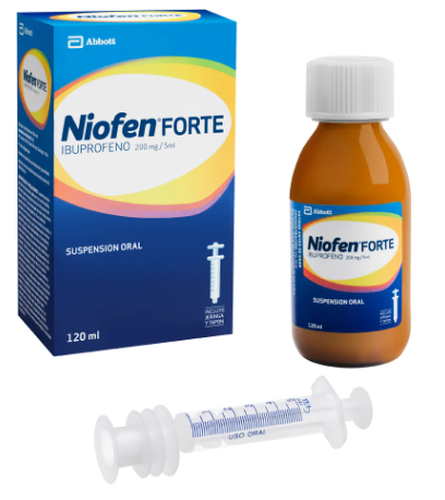 NIOFEN FTE SUS 200 MG X 120 ML