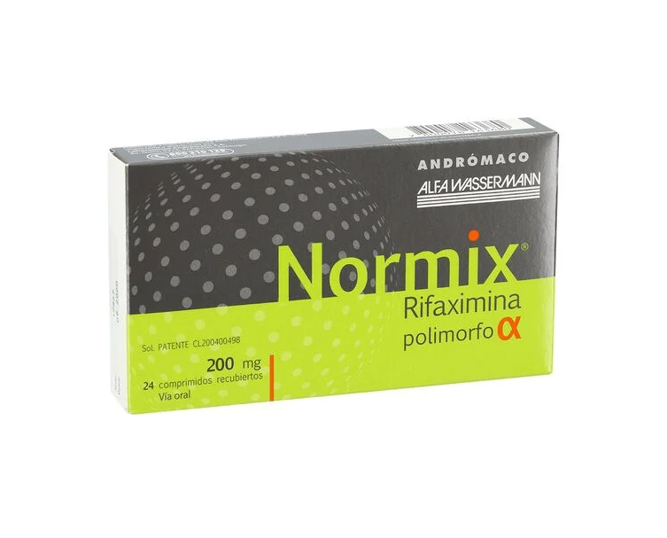 NORMIX 200 MG X 24 COMP