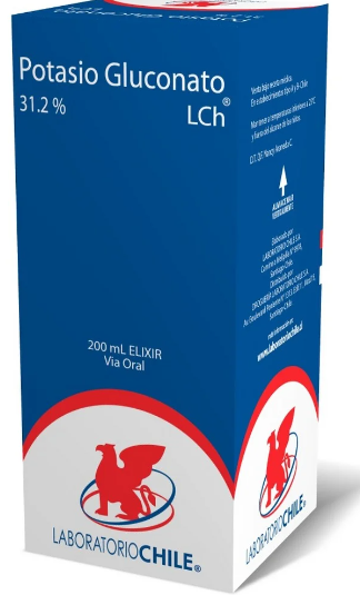 POTASIO GLUCONATO ELIXIR 31,2 % X 200 ML