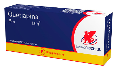 QUETIAPINA COMPRIMIDOS RECUBIERTOS 25 mg