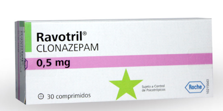 RAVOTRIL COMPRIMIDOS 0,5 mg