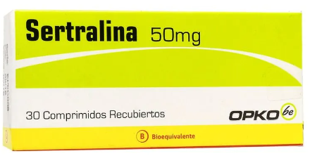 SERTRALINA 50 MG X 30 COMP RECUBIERTOS (BE)