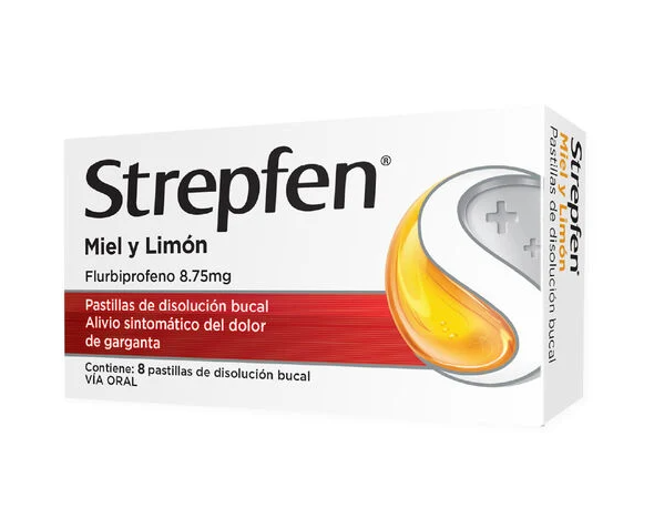 STREPFEN MIEL LIMON COMP 8,75 MG X 8 U