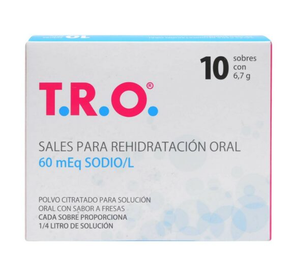 T.R.O SALES REHIDRATACION ORAL 10 SOBRES 60