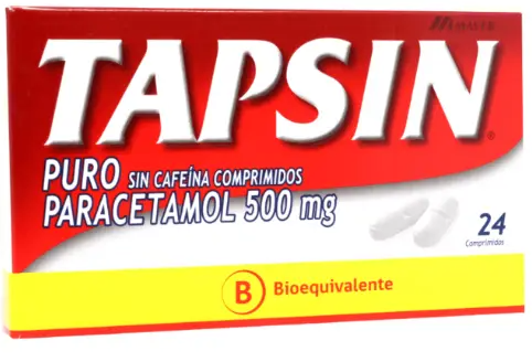 TAPSIN PURO 500 MG COMPRIMIDOS X 24 U