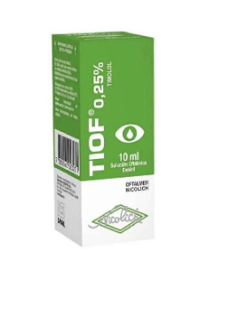 TIOF SOLUCIÓN OFTALMOLÓGICA 0,25 % X 10 ML SAVAL