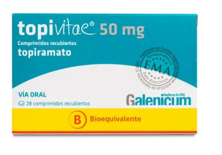 TOPIVITAE 50 MG X 28 COMPRIMIDOS RECUBIERTOS