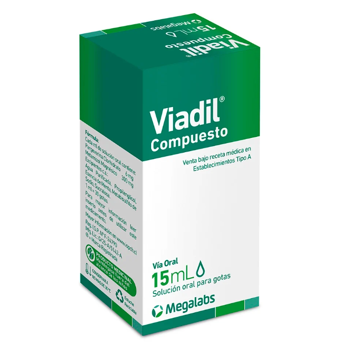 VIADIL COMPUESTO GOTAS FRASCO X 15ML